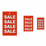 100/500 SALE CARDS TAGGING GUN PRICING GUN HANGER SWING SALE WAS NOW TICKETS