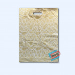 GOLD HEENA PLASTIC CARRIER BAGS