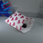 PAPER CARRIER BAGS VALENTINES GIFT BAGS ACCESSORIES JEWELLERY  LOVE HEARTS