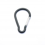 Carabiner Camp Spring Snap Clip Hook Keychain Climbing Rope Work  BLACK