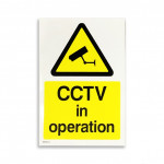 CCTV In Operation Sign Or Sticker