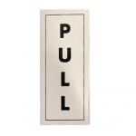 Push & Pull Window Door Vinyl Decal Sticker Shop Hotel Business Cafe Sign Barber