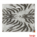 Plastic Carrier Bags Zebra New (PACK OF 100)