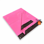 Pink Plastic Mailing Postage Bags with Strong Self Seal 17"x 24"